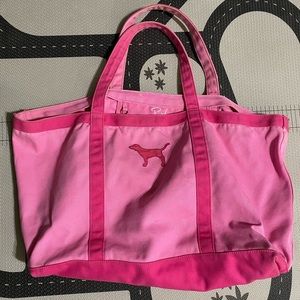 Victoria Secret PINK Large Canvas Tote Bag